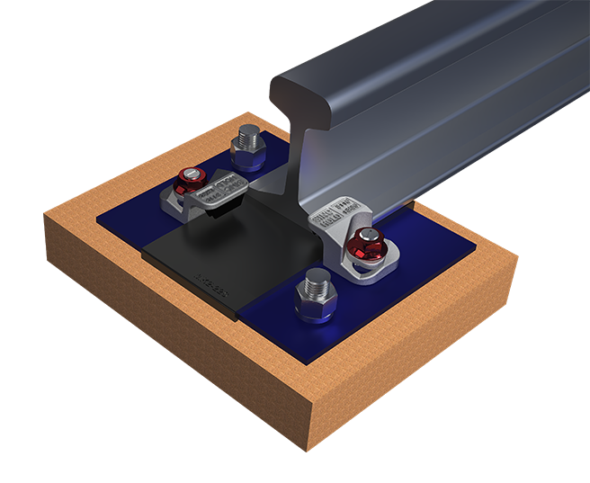 Discontinuous Rubber Pad
