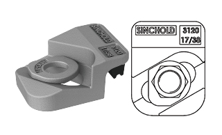 3120/17/38 Bolted rail clip
