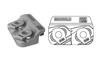 3220/13/38 Bolted rail clip