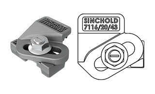 7116/20/43 Welded rail clip