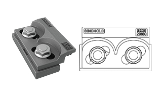 9220/20/50 Welded rail clip